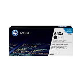 toner hp 650a black original laserjet cartridge
