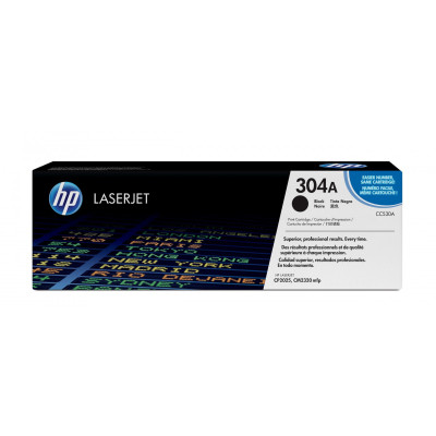 toner hp 304a black original laserjet cartridge