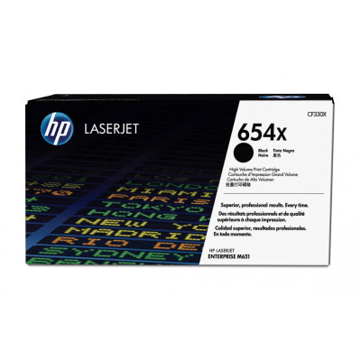 toner hp 654x high yield black original laserjet cartridge