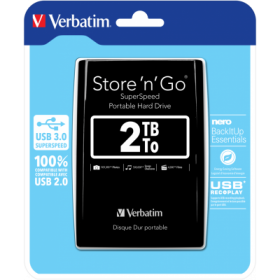 d.dur externe hdd verbatim 2to