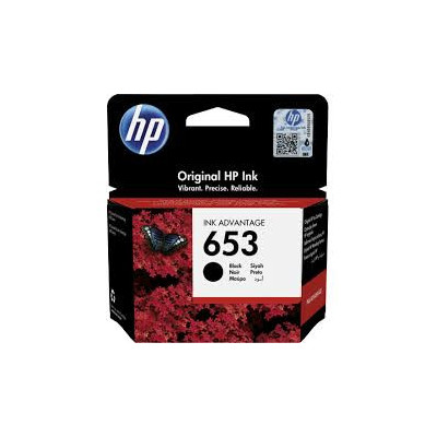 cartouche d’encre hp 653 black original pour dj ia 6075 6475