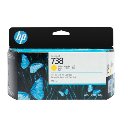 cartouche d’encre hp 738 designjet t850/950 noir 130ml