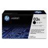 toner hp 03a black original laserjet cartridge