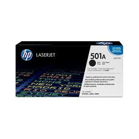 toner hp 501a black original laserjet cartridge