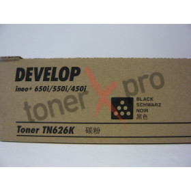 toner develop ineo+ 650i/550i/450i acv11do black tn-626k
